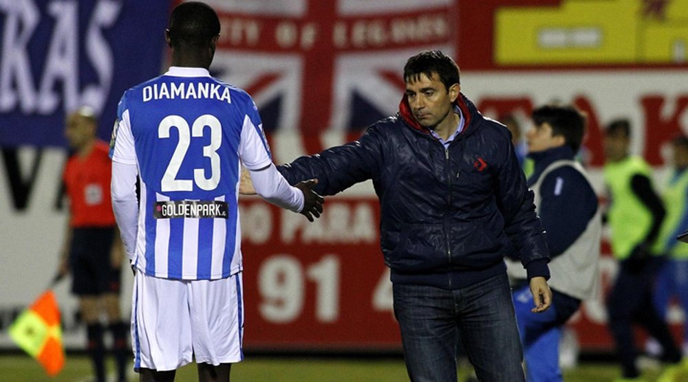 Pape Diamanka, en un partido hace un par de temporadas en el Leganés. DeportivoLeganes