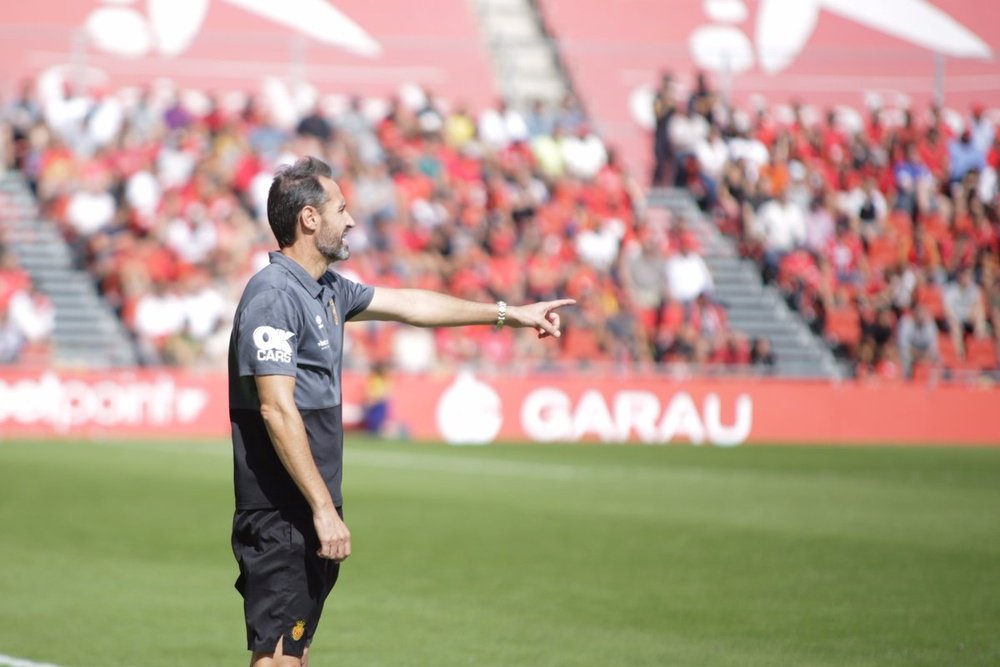 Vicente Moreno todavía no conoce la derrota como entrenador del Mallorca. RCDMallorca