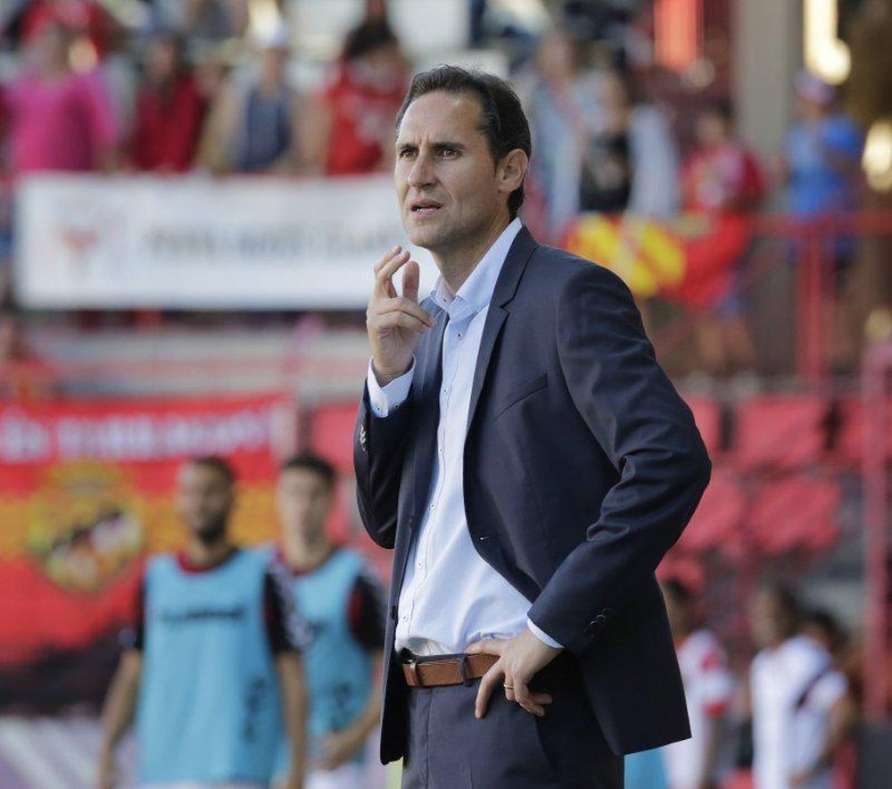 El entrenador del Nàstic, Vicente Moreno. Twitter