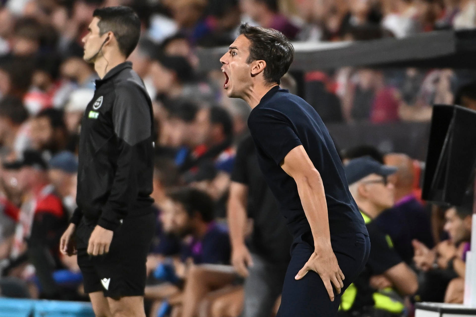 Mediapro culpa a la toma eléctrica de Vallecas del fallo del VAR y LaLiga lo desmiente. EFE