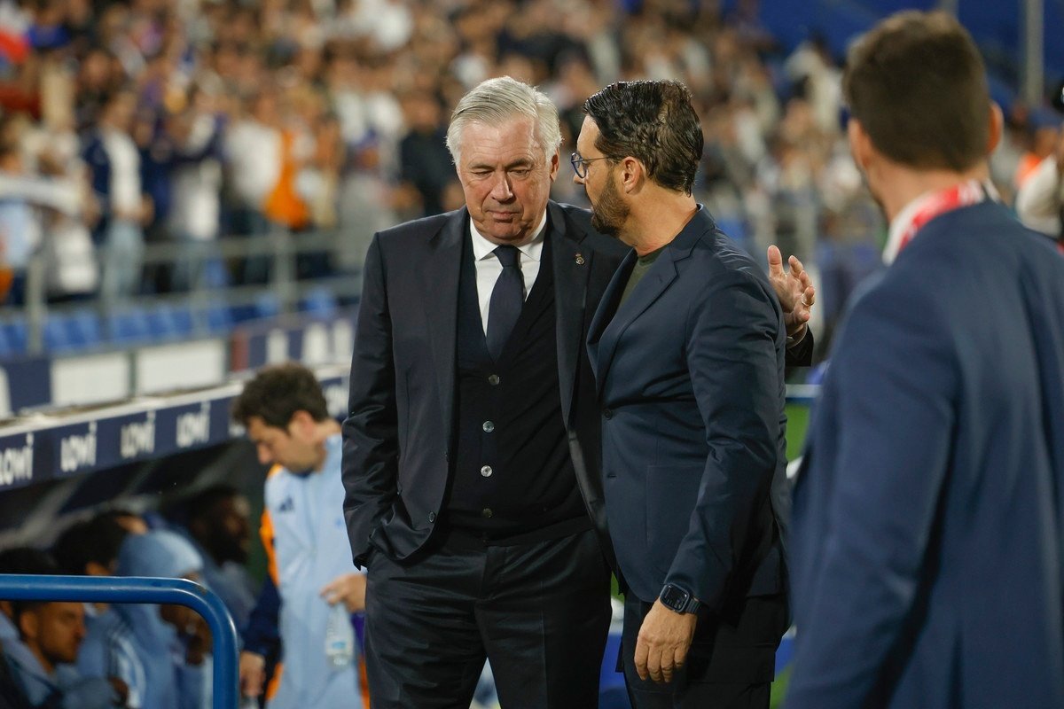 Getafe boss Jose Bordalas praised his counterpart Carlo Ancelotti. EFE