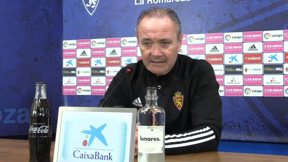 JIM dijo que atacarán a la SD Huesca desde el minuto uno. Captura/YouTube/RealZaragoza