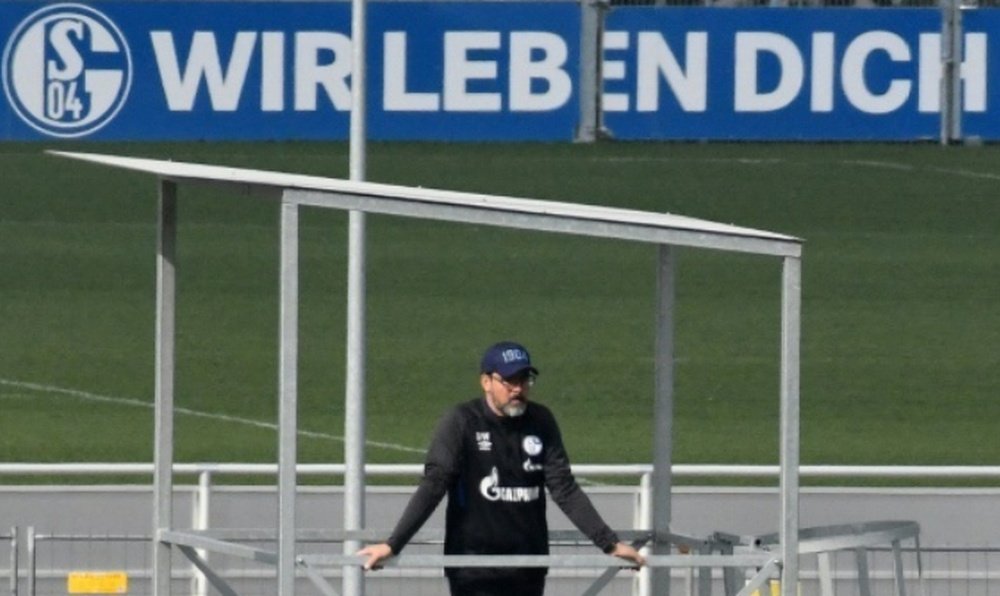 El Schalke sigue esperando el regreso de la Bundesliga. AFP