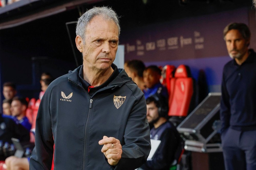 Caparros believes Lukebakio should not have been shown an early red card. EFE