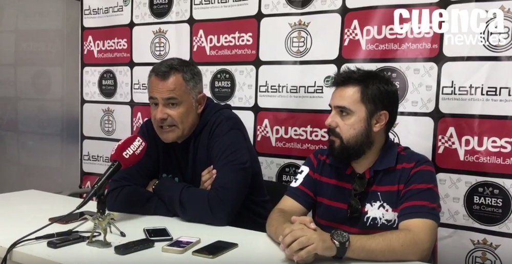 Manu Calleja habló de la eliminatoria ante el Jaén. Youtube/CuencaNews
