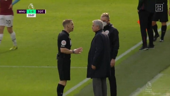 Mourinho calls for referee to be more honest