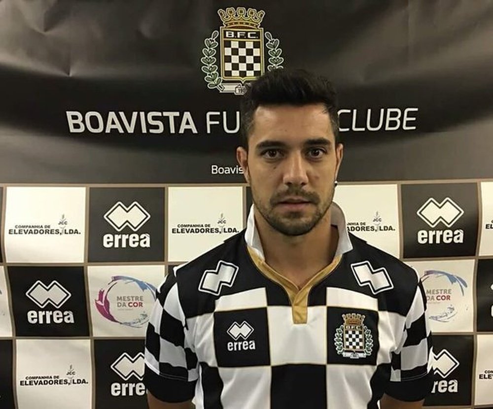 Mario Martínez se sale en el choque entre Boavista y Paços Ferreira. Twitter