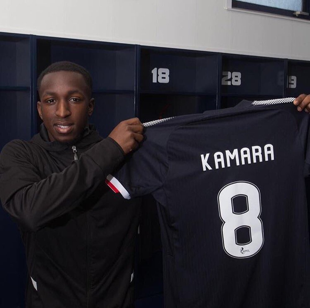 Kamara could be moving to the League One club soon. GlanKamara