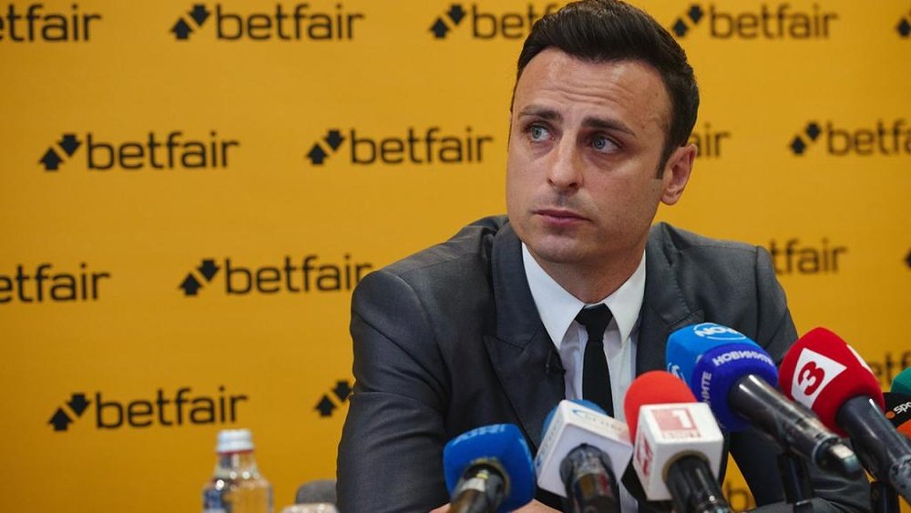 Berbatov, destrozado tras el derbi mancuniano. Betfair