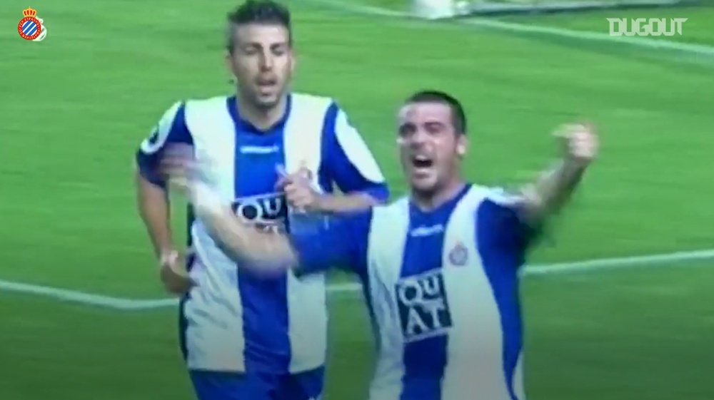 Pandiani hizo 24 goles en 93 partidos con el Espanyol. Dugout