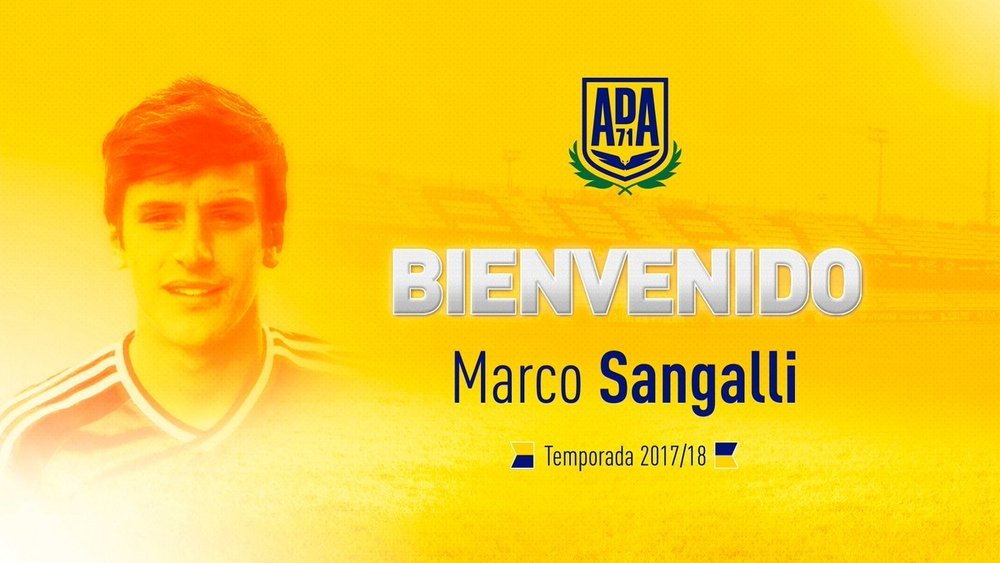 Marco Sangalli, nuevo futbolista del Alcorcón. ADAlcorcón