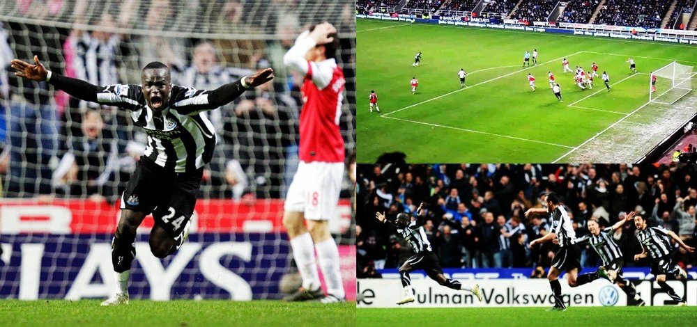 El famoso gol de Tioté ante el Arsenal. Twitter