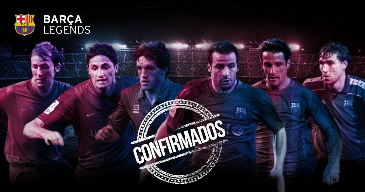 Premiers joueurs confirmés pour les Barça Legends contre Manchester United