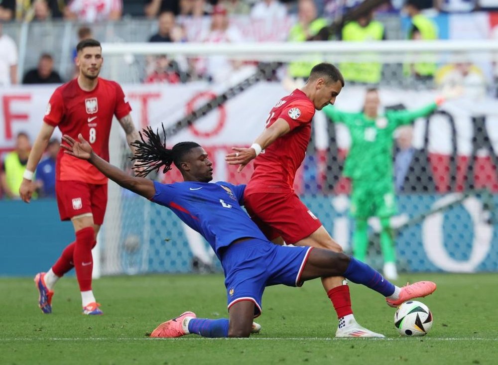 Adrien Rabiot is suspended for France's Euro quarter against Portugal. EFE