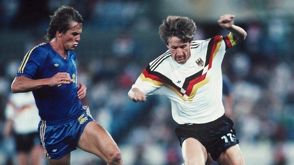 Frank Mill es el futbolista olímpico de Alemania por excelencia. FIFA/Getty