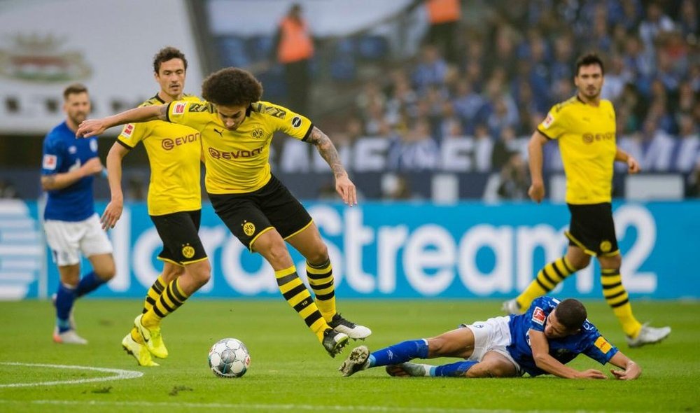 Schalke 04 y Borussia Dortmund empataron sin goles. Twitter/BVB