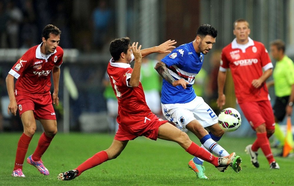 Sampdoria midfielder Roberto Soriano, playing in the pre-season. Sampdoria