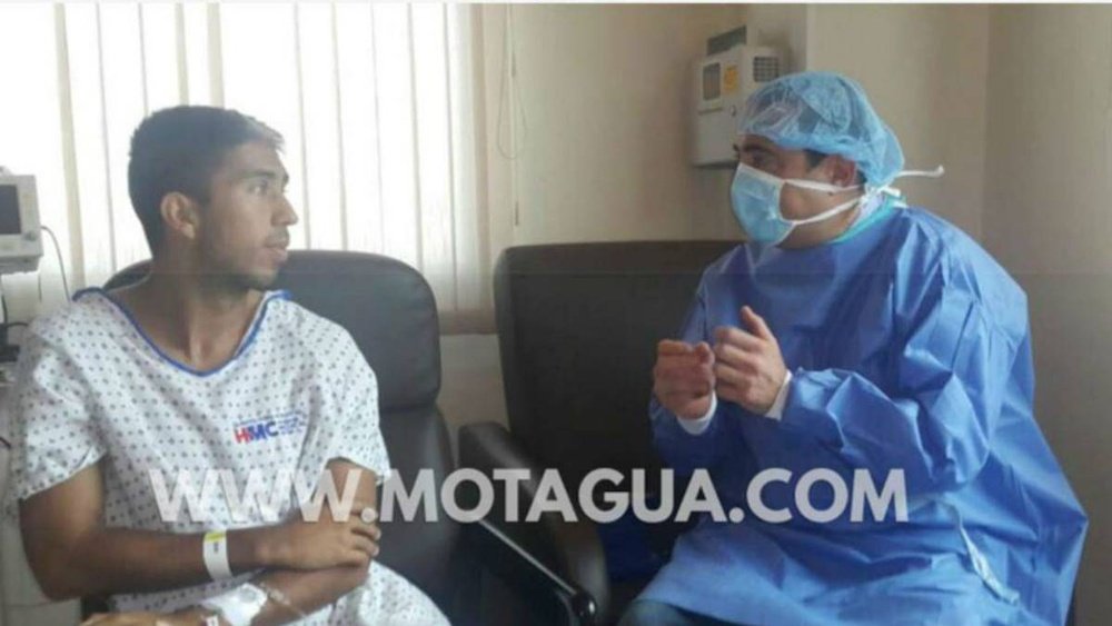Santiago Vergara tendrá que tratarse de una leucemia. Motagua.com