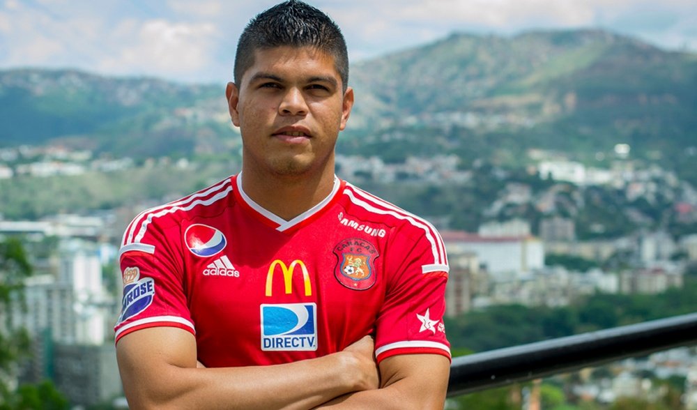 Edder Farías ha renovado su contrato con el Caracas. CaracasFutbolClub