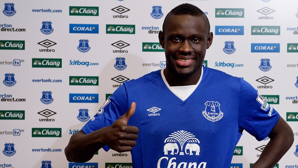 At the beginning he was happy. EvertonFC