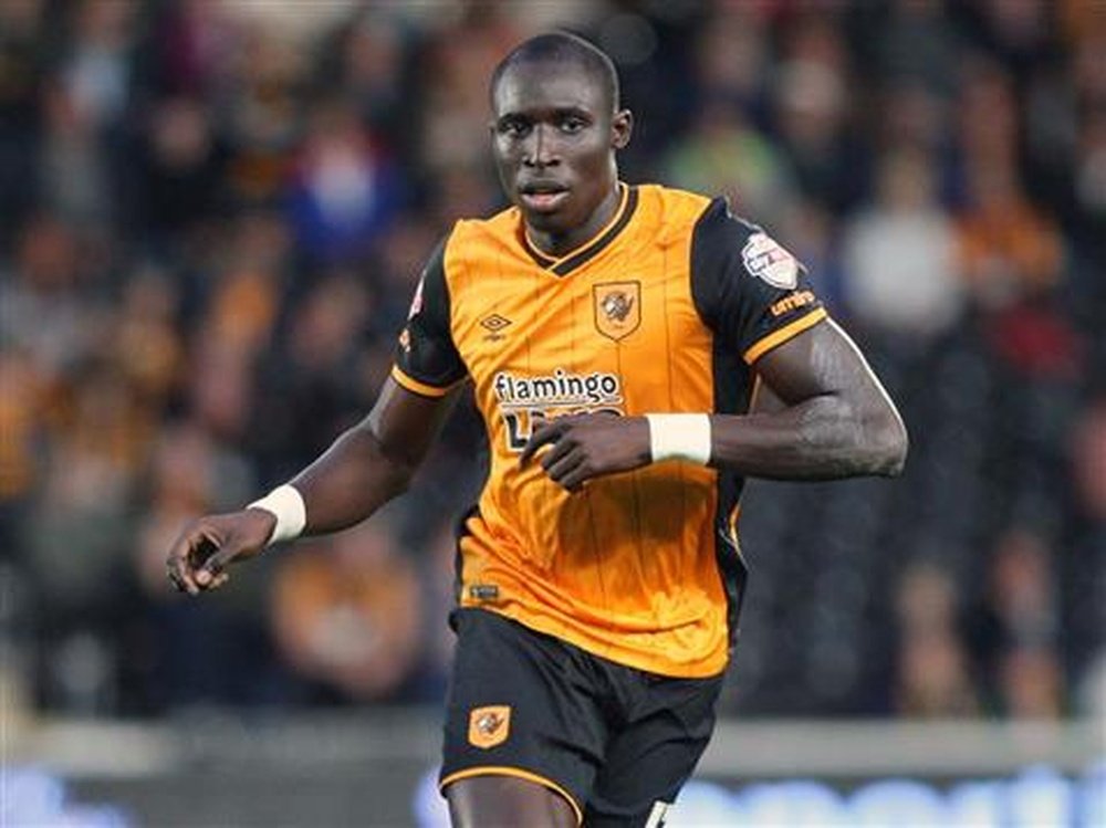 Diame in action for former club Hull City. HullCityTigers