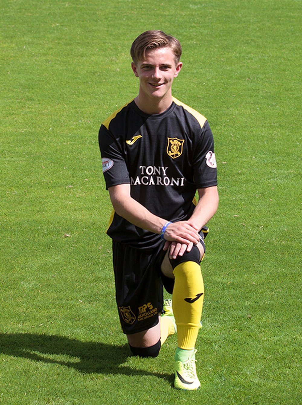 El futbolista del Livingston escocés, Matthew Knox. LivingstonFC