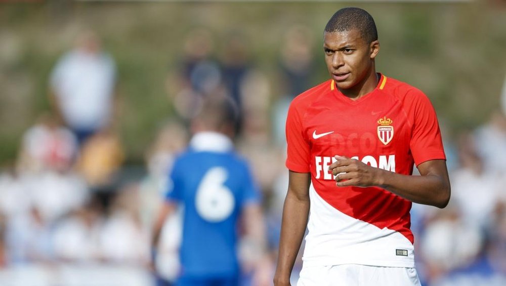 Monaco coach Jardim expects Mbappe to stay. EFE/ValentinFlauraud