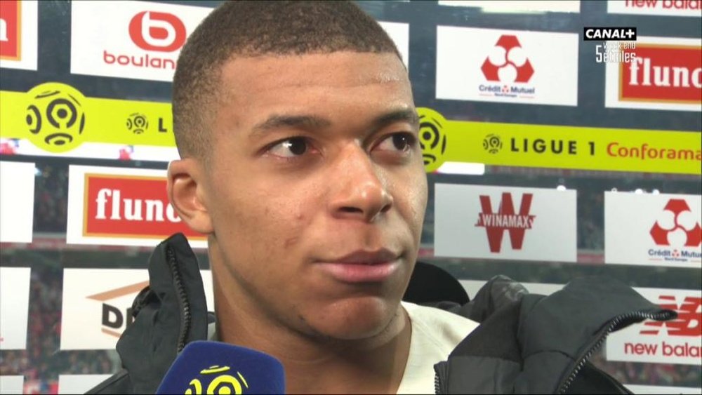 Mbappé fue muy crítico tras caer 5-1 a manos del Lille. Canal+