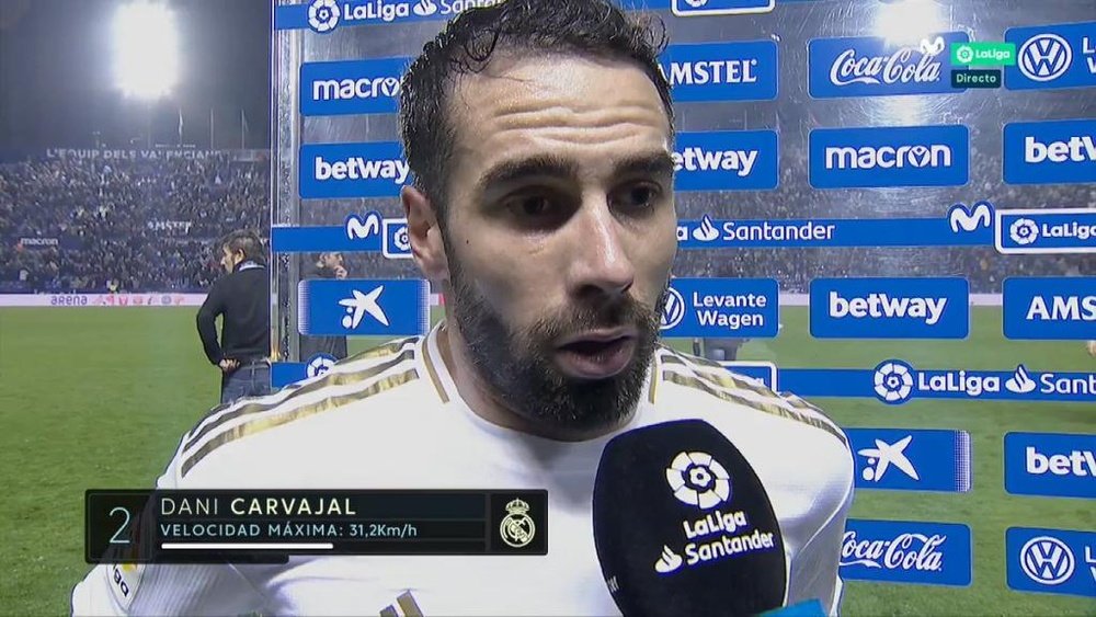 Carvajal criticised the inconsistency when it comes to giving penalties for handballs. Movistar+