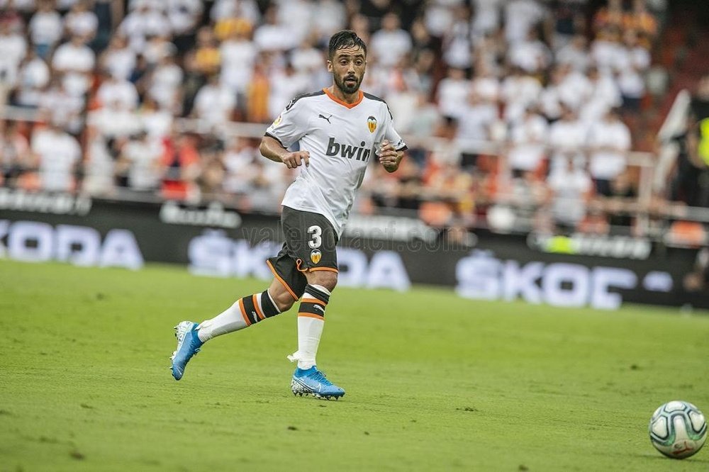 Jaume Costa ha batido un récord en el Valencia. Twitter/valenciacf