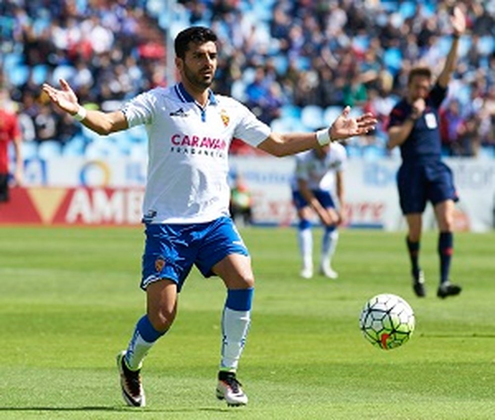 Ángel Rodríguez estará en el choque ante el Almería. RealZaragoza