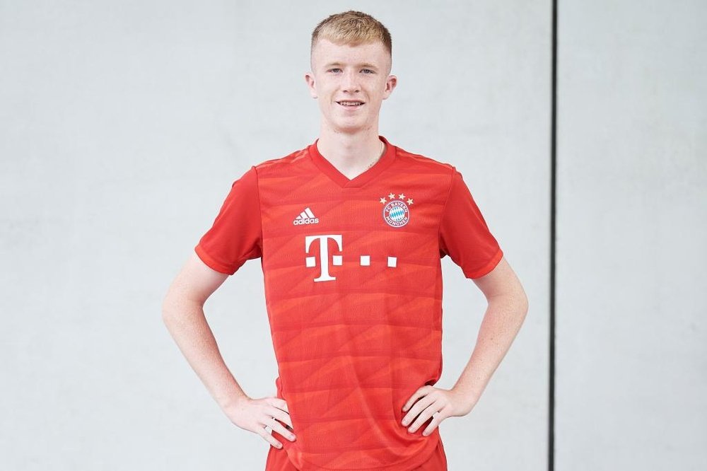 Liam Morrison rejoint le Bayern et son équipe jeune. Twitter/FCBjuniorteam