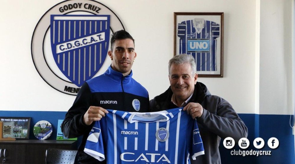 El delantero llega tras firmar una buena campaña. Twitter/ClubGodoyCruz