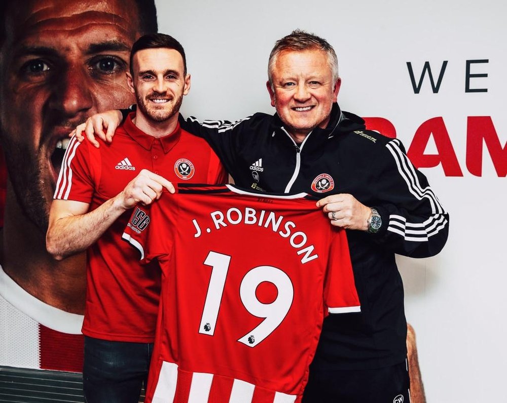 Jack Robinson firmó hasta 2022. Twitter/SheffieldUnited