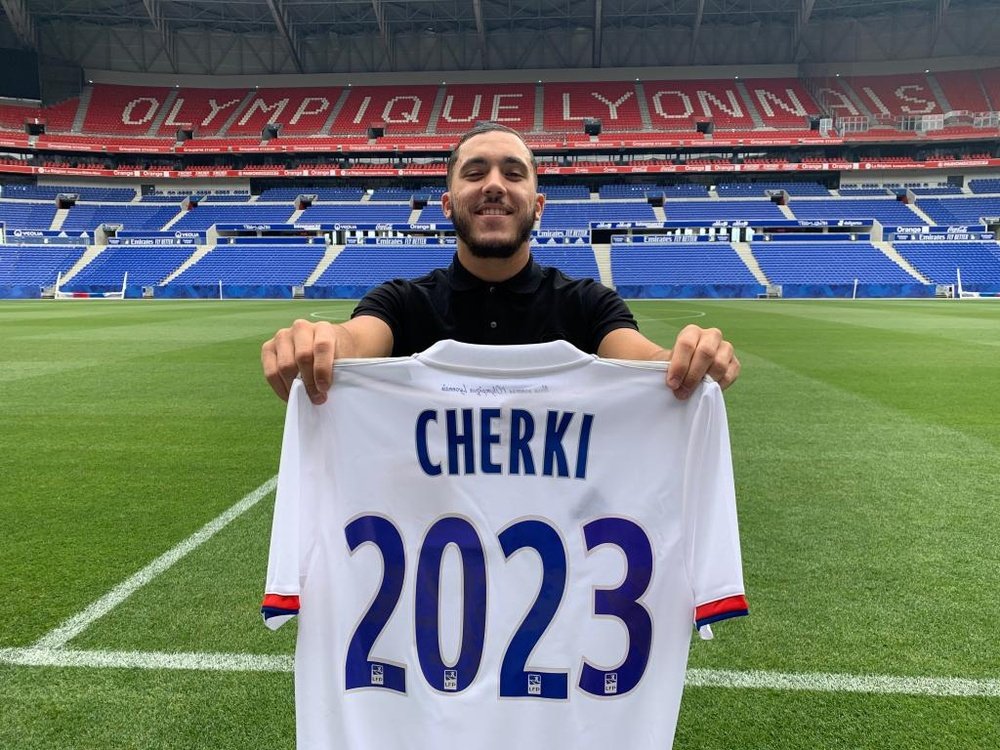 Cherki renewed his Lyon contract until 2023. Twitter/OL