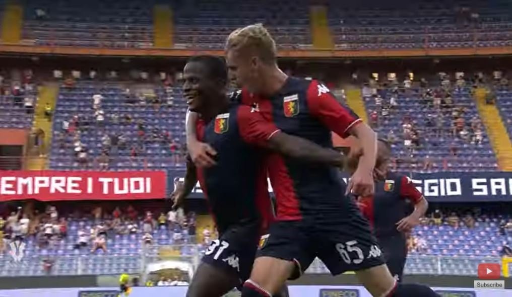 El Genoa se impuso al Perugia por 3-2. Captura/Youtube/SerieA