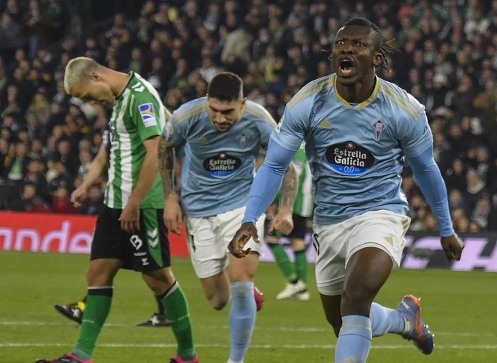 El Celta le ganó al Betis en el Benito Villamarín. EFE