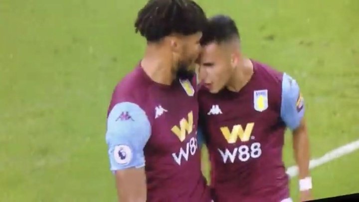 El Ghazi headbutts a teammate and avoids a red card