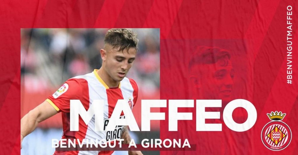 Maffeo regresa al Girona cedido. GIronaFC