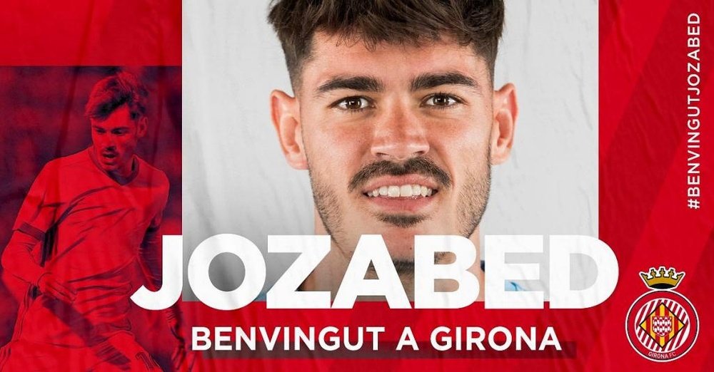 Jozabed rejoint Gérone. Twitter/GironaFC