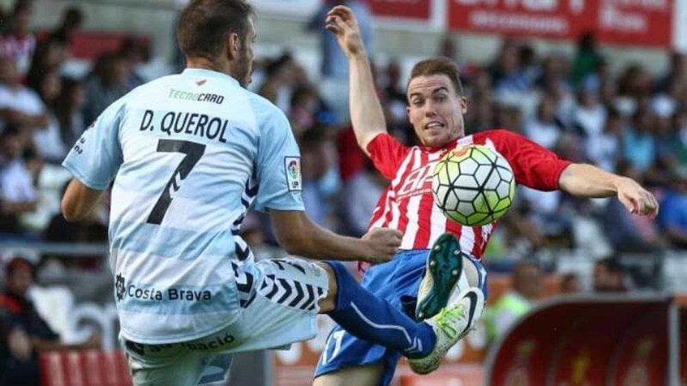 El Girona se impuso por 0-1 al Llagostera en el último minuto. Twitter