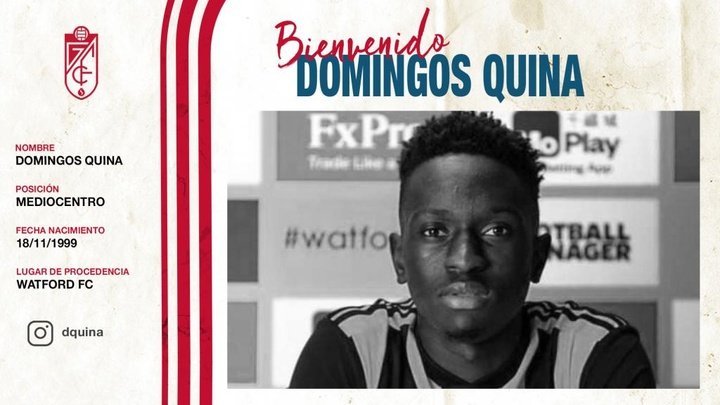 Watford y Granada cierran la cesión de Domingos Quina