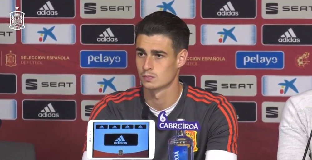 Il portiere delle Furie Rosse, Kepa Arrizabalaga e' intervenuto in conferenza stampa. SeFutbol