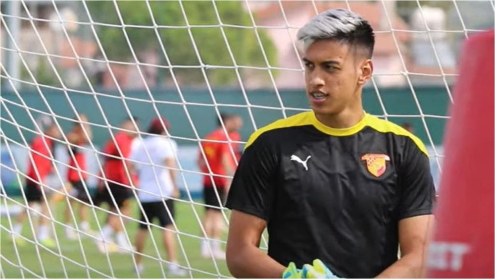 El guardameta Irfan Can Egribayat sigue en la agenda del Galatasaray. Capura/GöztepeSk