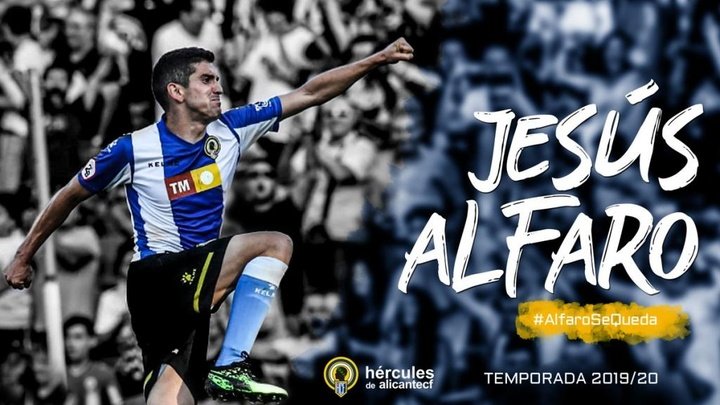 Jesús Alfaro firma con el Hércules hasta 2021