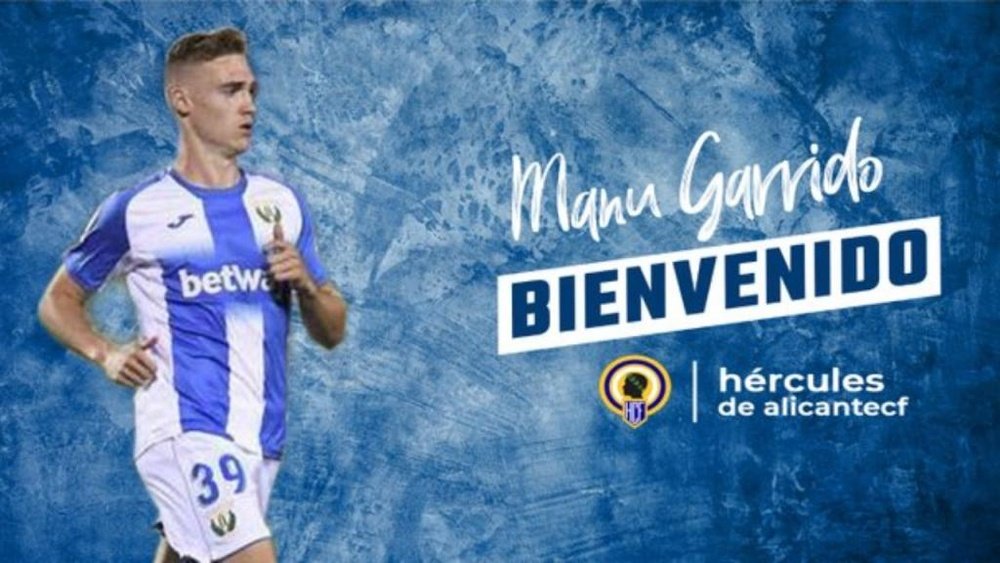Manu Garrido renueva el Hércules. Twitter/cfhercules