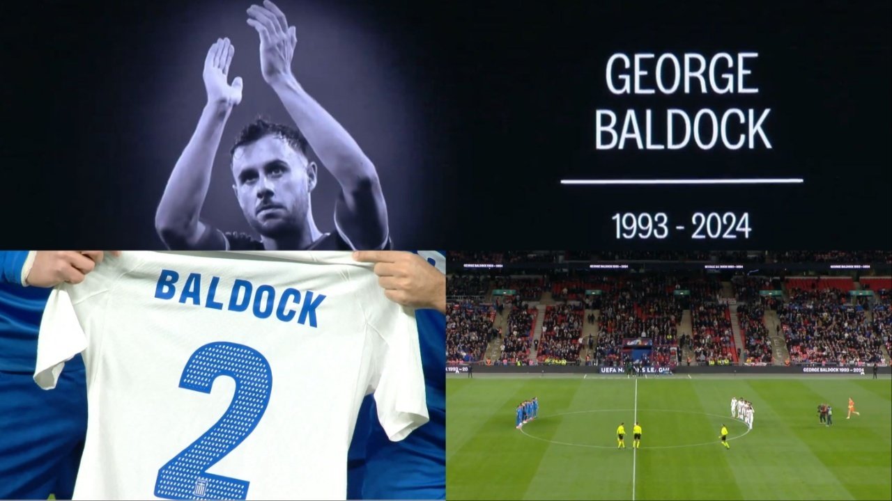 El sentido homenaje a Baldock antes del Inglaterra-Grecia