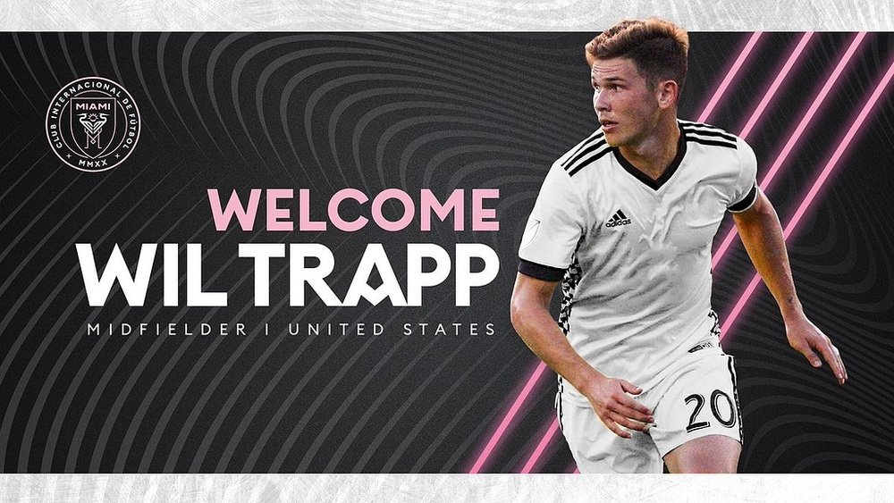 Will Trapp reforzará al Inter Miami. Twitter/InterMiamiCF