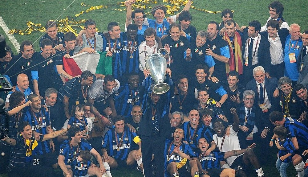 Inter de Milão conquistou a Champions League de 2010 contra o Bayern de Munique. AFP