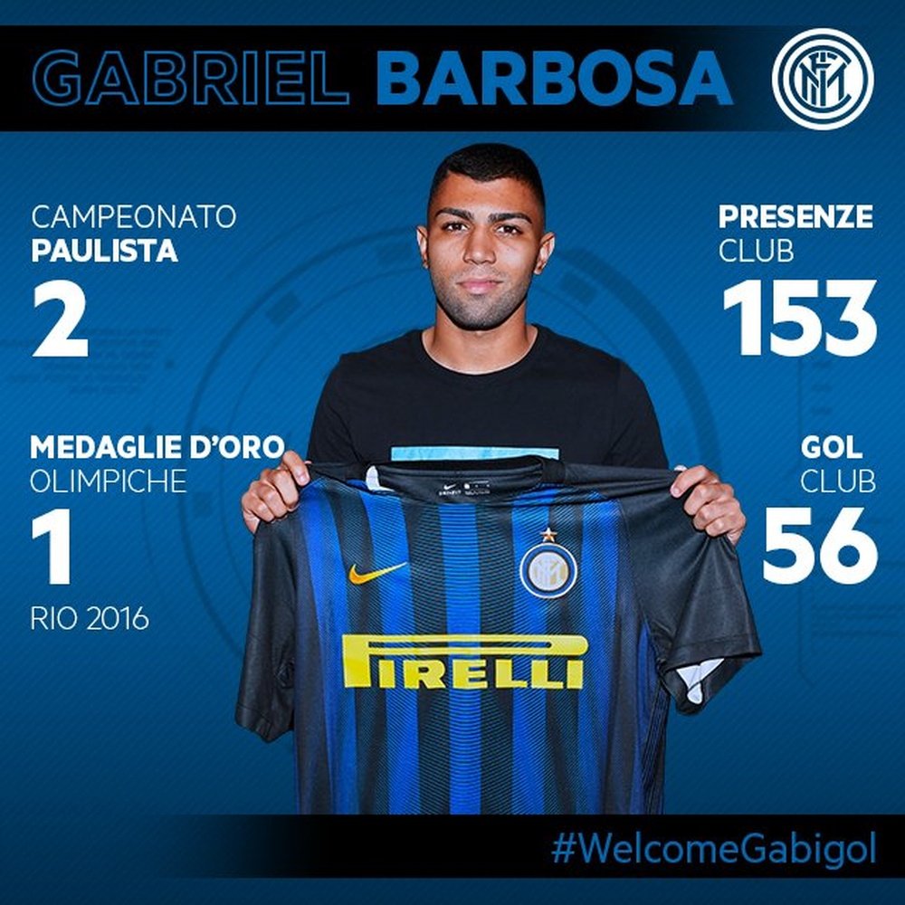 El Inter ha hecho oficial la llegada de Gabriel. Internazionale